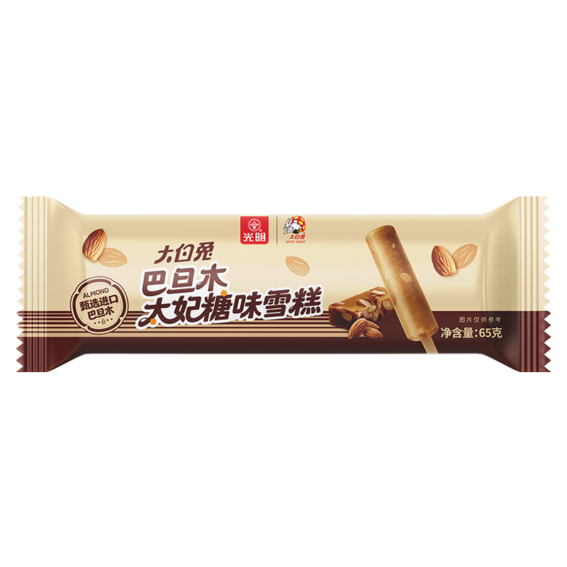 光明 大白兔(巴旦木太妃糖味)雪糕65克