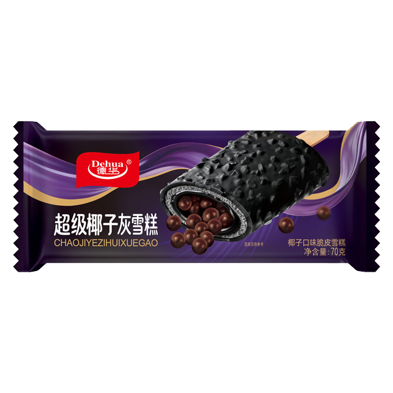 德华 超级椰子灰(椰子口味)脆皮雪糕70克