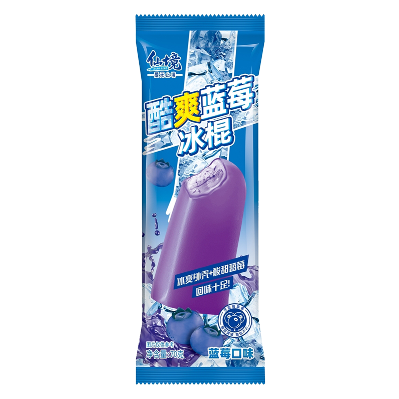 仙境 酷爽蓝莓(蓝莓口味)冰棍70克