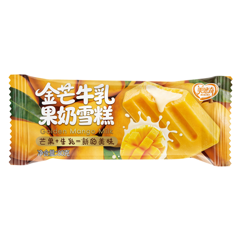 美思奇 金芒牛乳果奶雪糕80克