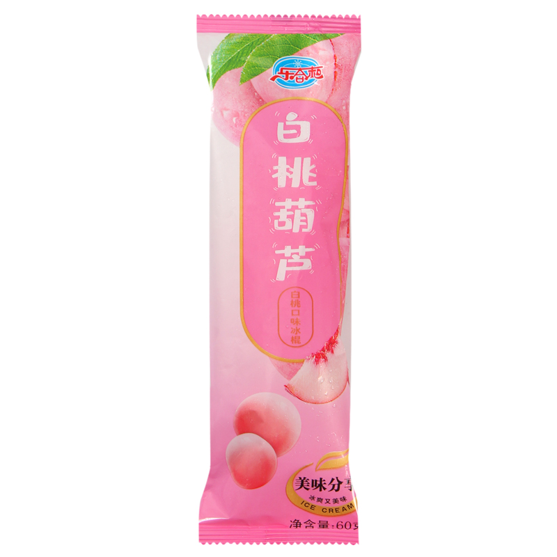 乐合和 白桃葫芦(白桃口味)冰棍60克