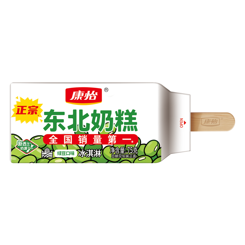 康怡 东北奶糕(绿豆口味)冰淇淋75克