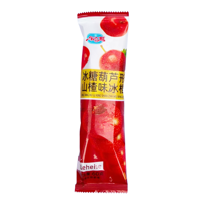 乐合和 冰糖葫芦形(山楂味)冰棍60克