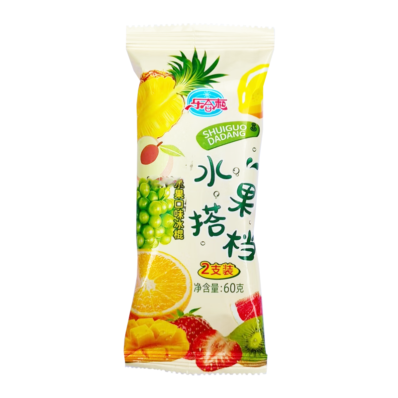 乐合和 水果搭档(水果口味)冰棍2支装60克