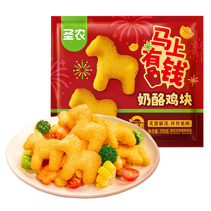圣农 奶酪鸡块250克