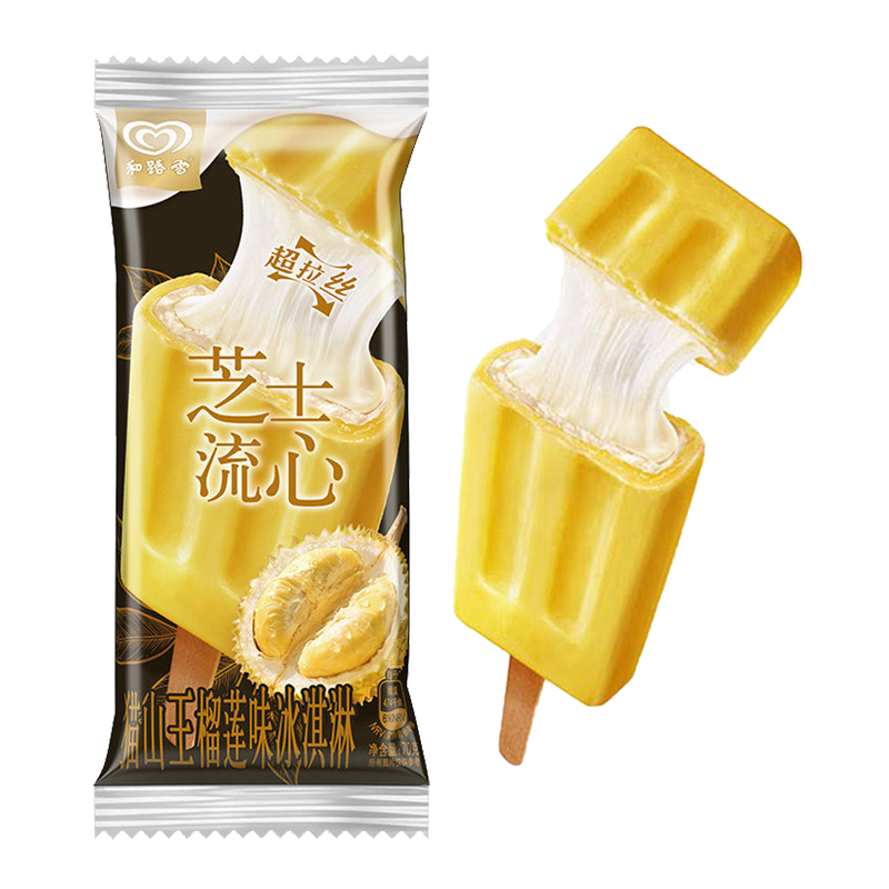 和路雪 芝士流心(猫山王榴莲口味)冰淇淋70克