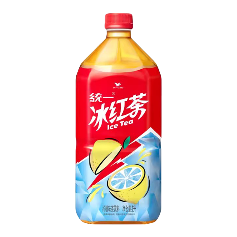 统一 冰红茶(柠檬味)茶饮料1升