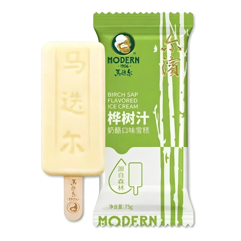 马迭尔 桦树汁(奶酪口味)雪糕75克