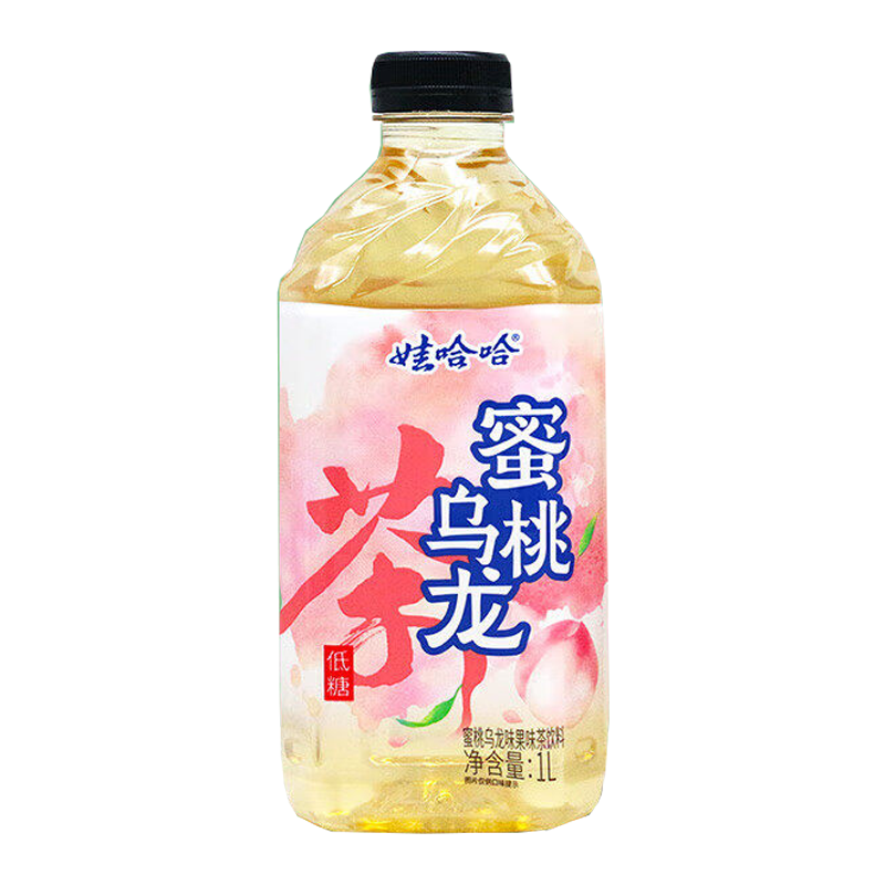 娃哈哈 蜜桃乌龙(蜜桃乌龙味)果味茶饮料1升