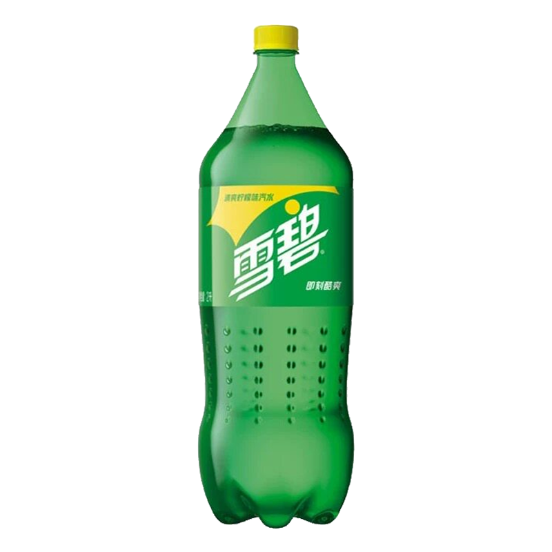 可口可乐 雪碧(清爽柠檬味)汽水2升