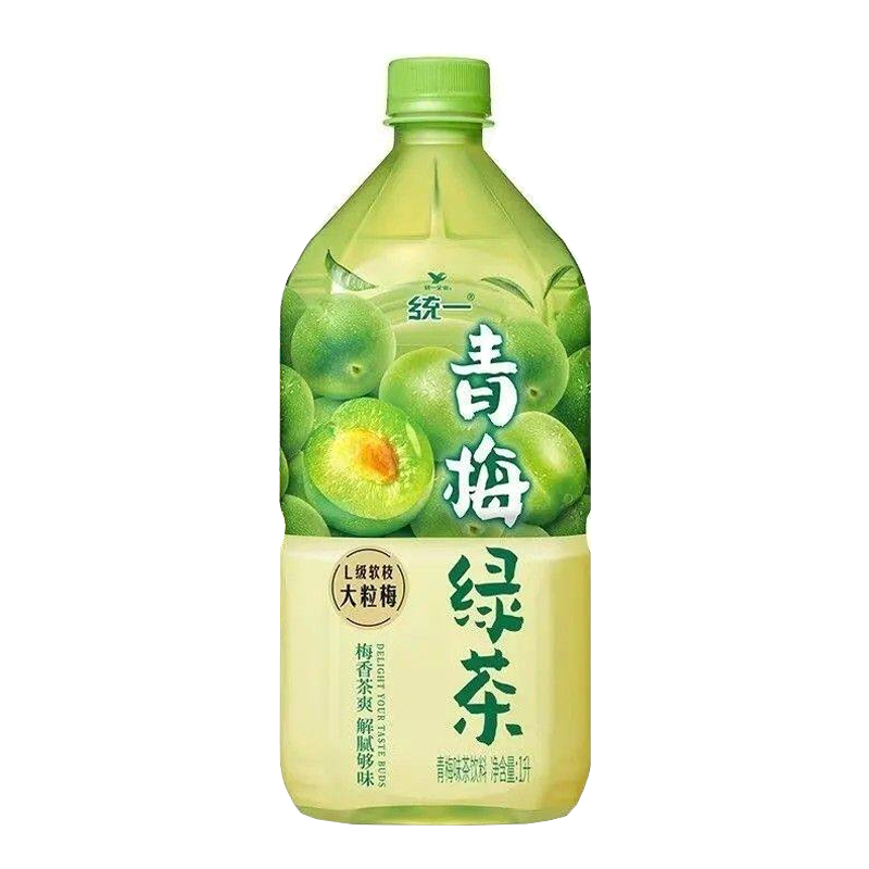 统一 青梅绿茶(青梅味)茶饮料1升