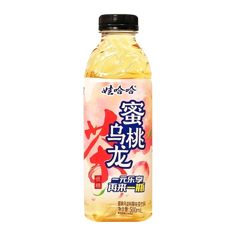 娃哈哈 蜜桃乌龙(蜜桃乌龙味)果味茶饮料500毫升