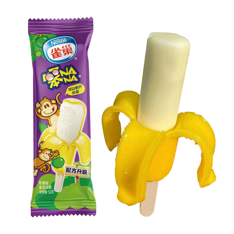 雀巢 笨NANA(苹果味)果冻冰棍52克
