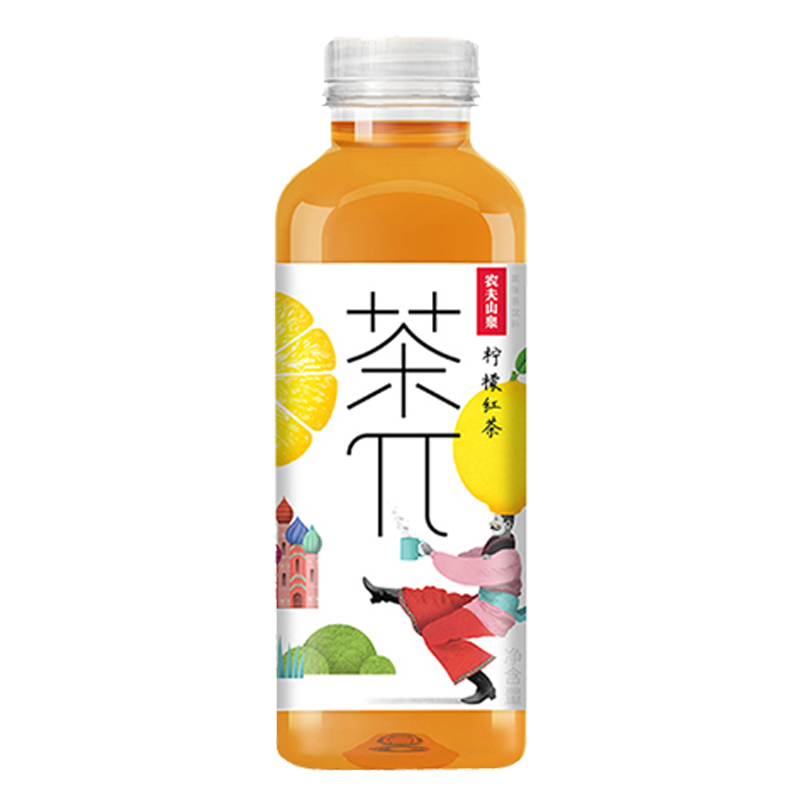 农夫山泉 茶π(柠檬红茶)果味茶饮料500毫升