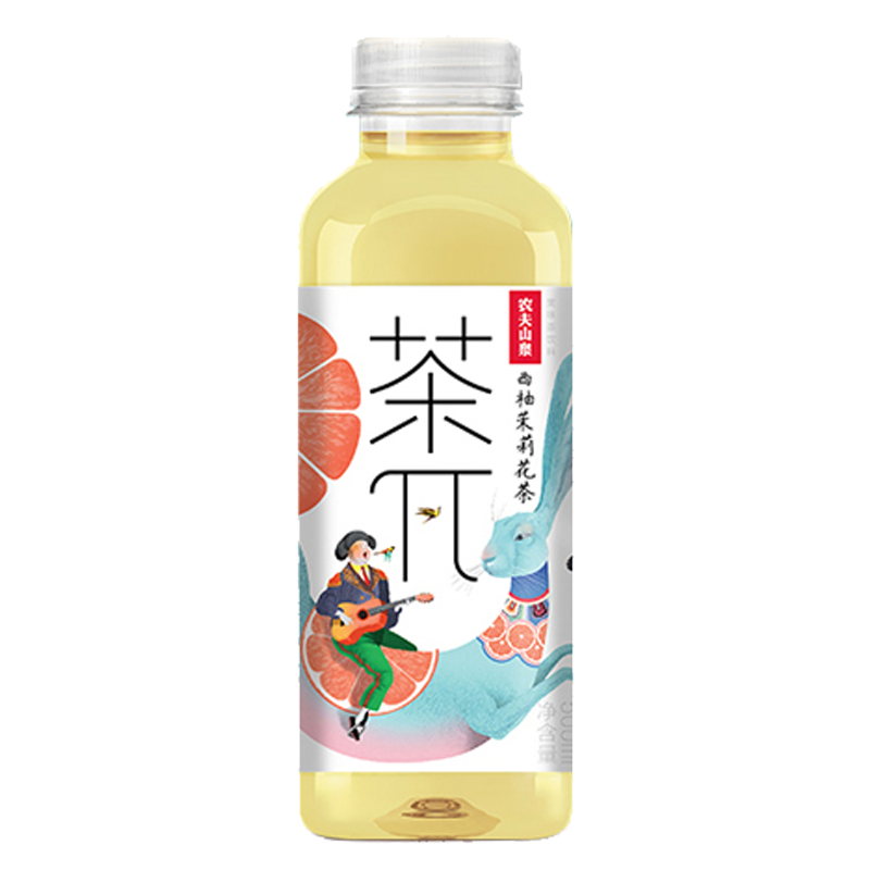 农夫山泉 茶π(西柚茉莉花茶)果味茶饮料500毫升