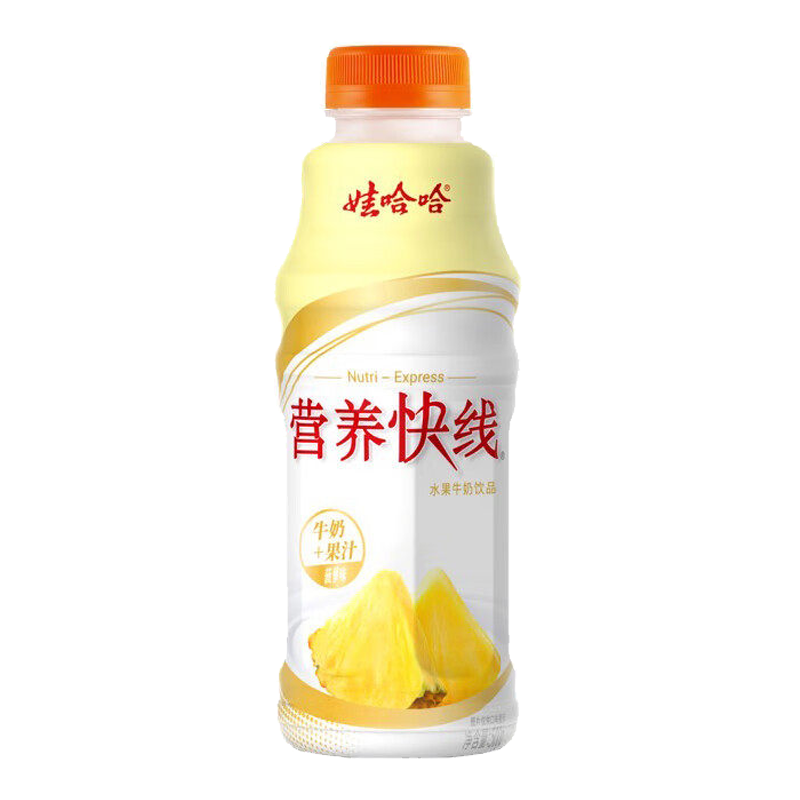 娃哈哈 营养快线(菠萝味)水果牛奶饮品500克