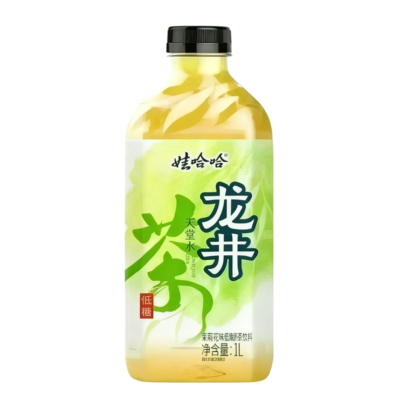 娃哈哈 龙井(茉莉花味)低糖调味茶饮料1升