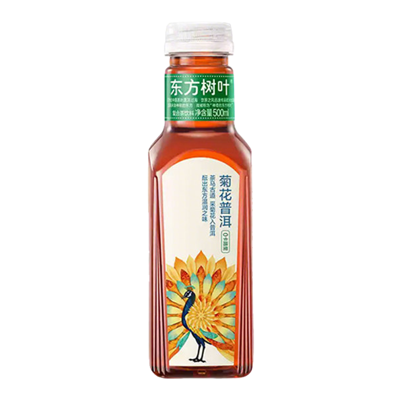 农夫山泉 东方树叶(菊花普洱)复合茶饮料500毫升