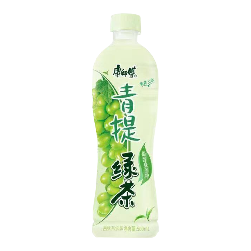 康师傅 青提绿茶果味茶饮品500毫升
