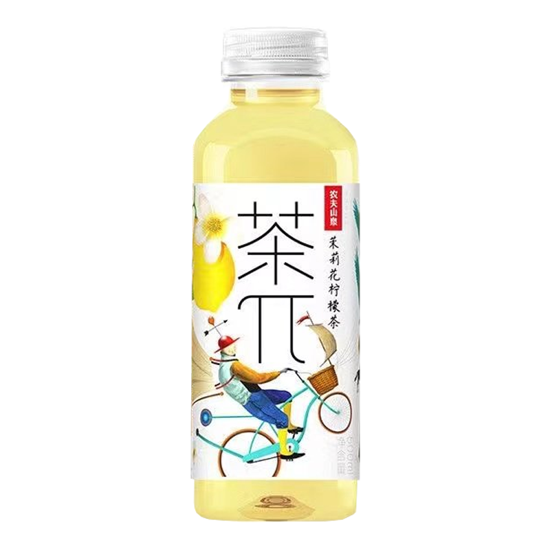 农夫山泉 茶π(茉莉花柠檬茶)果味茶饮料500毫升