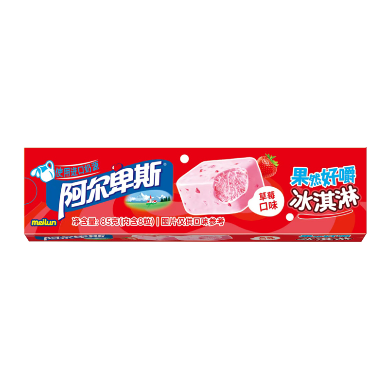 阿尔卑斯 果然好嚼(草莓口味)冰淇淋85克