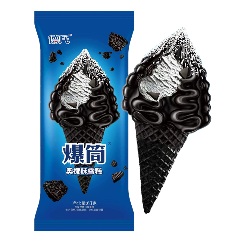 德氏 爆筒(奥椰味)雪糕63克