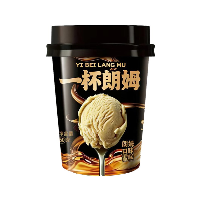 大庆百星 一杯朗姆(朗姆口味)雪糕50克