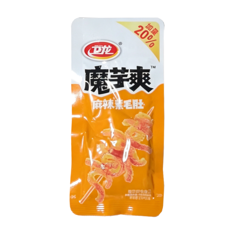 卫龙 魔芋爽麻辣素毛肚15克