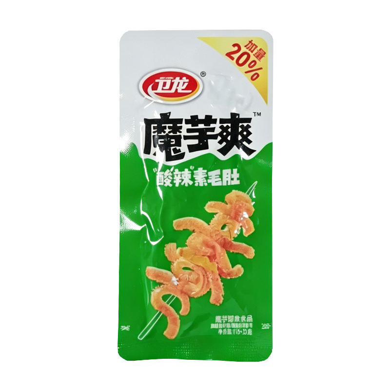 卫龙 魔芋爽酸辣素毛肚15克