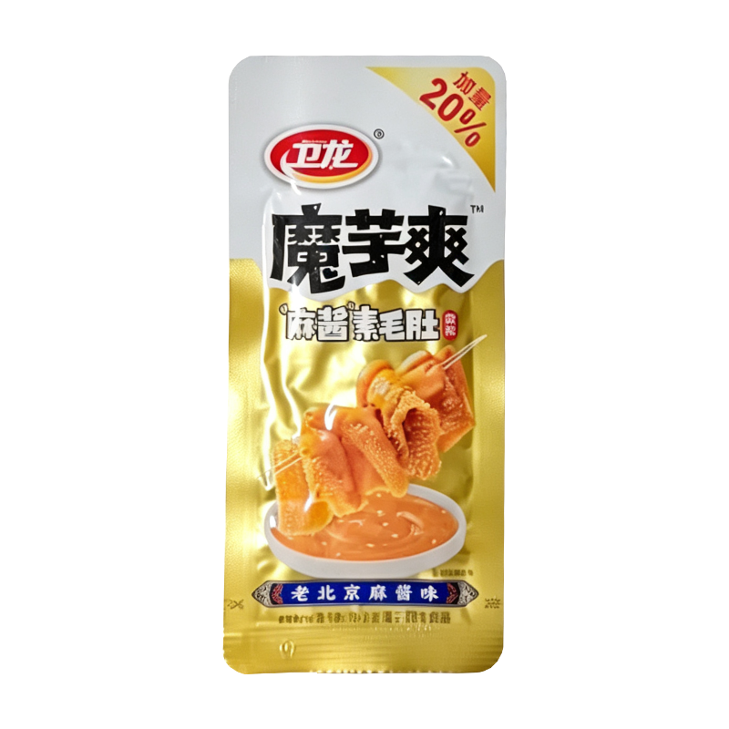 卫龙 魔芋爽麻酱素毛肚15克
