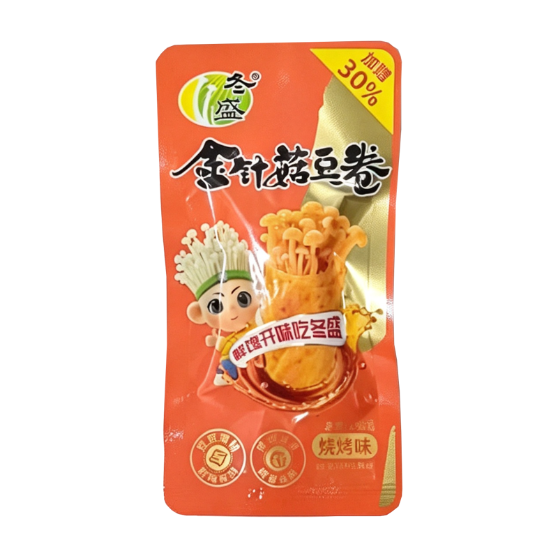冬盛 烧烤味金针菇豆卷20克