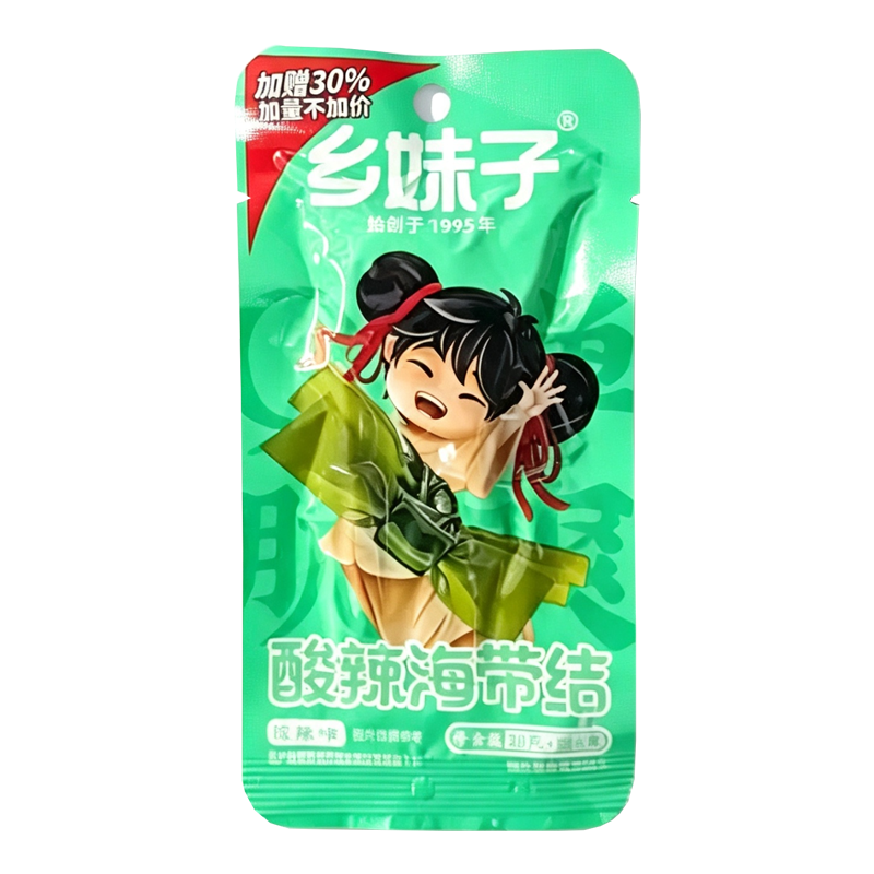 乡妹子 酸辣味酸辣海带结20克