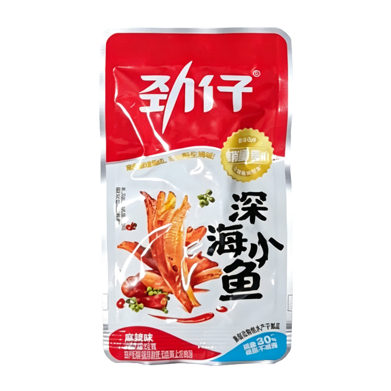劲仔 麻辣味深海小鱼12克