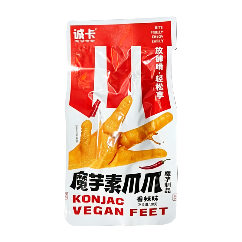 诚卡 香辣味魔芋素爪爪20克