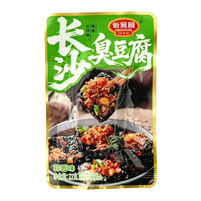 怡冠园 蒜蓉味长沙臭豆腐22克