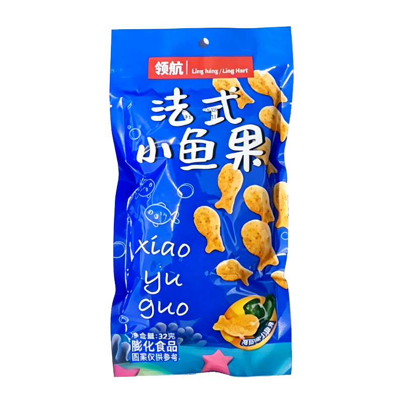 领航 海苔味法式小鱼果32克