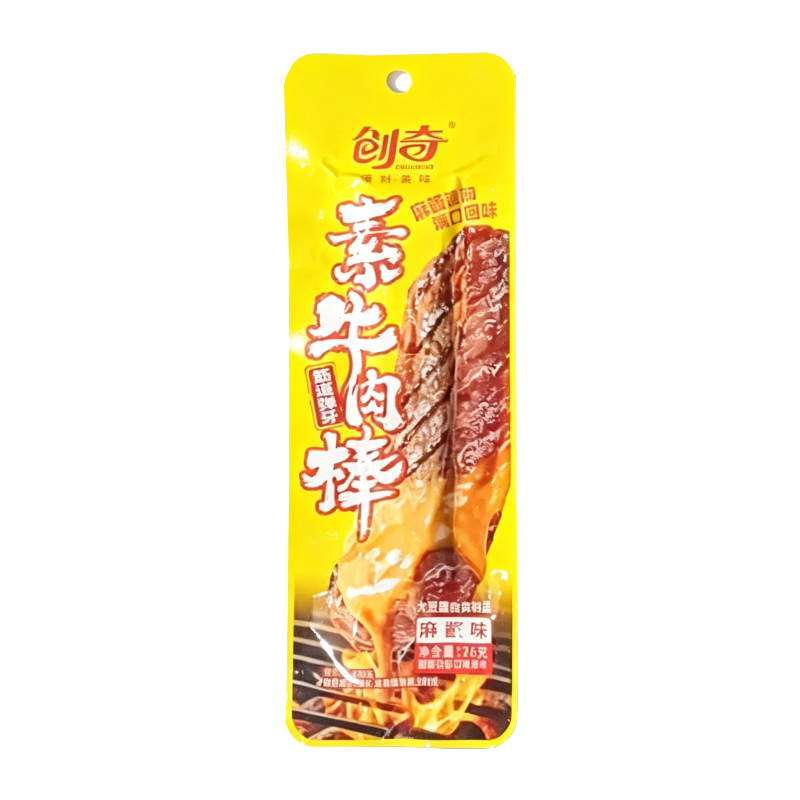 创奇 麻酱味素牛肉棒26克