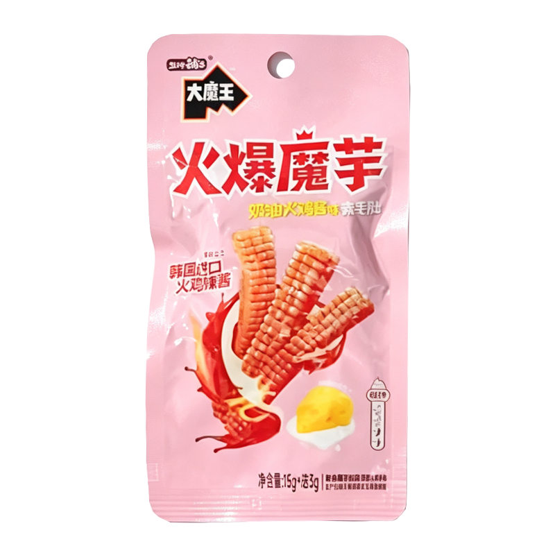 盐津铺子 奶油火鸡酱味火爆魔芋素毛肚15克