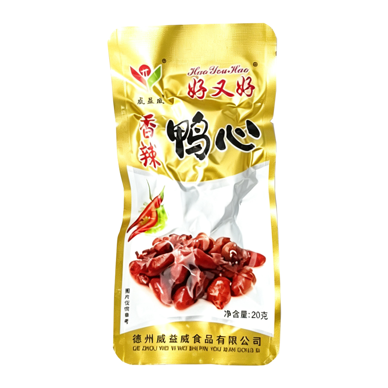 威益威 好又好香辣鸭心20克